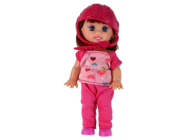 Lucy Doll Set Lila Roller-Skateboard-Helme
