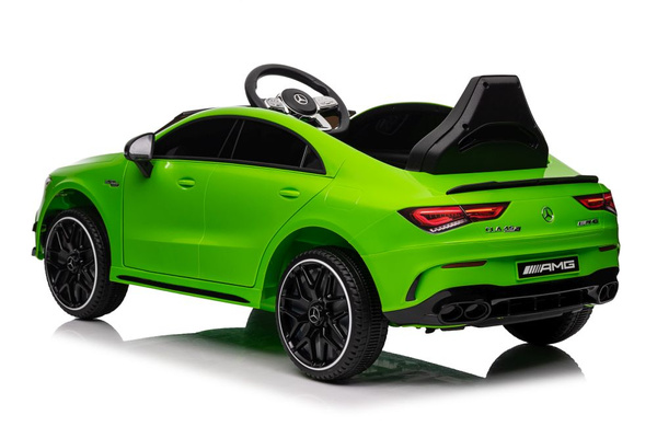 Battery-powered car Mercedes CLA 45s AMG Green 4x4