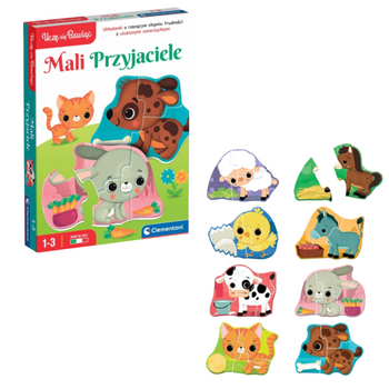 Puzzle Kleine Tierfreunde Bauernhof Polnische Sprache Clementoni 50761