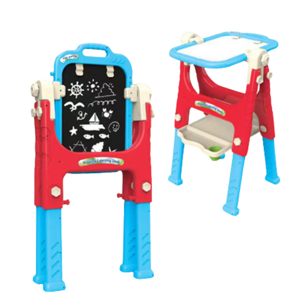 5in1 Educational Board With Chair Multifunctional Accessories Blue