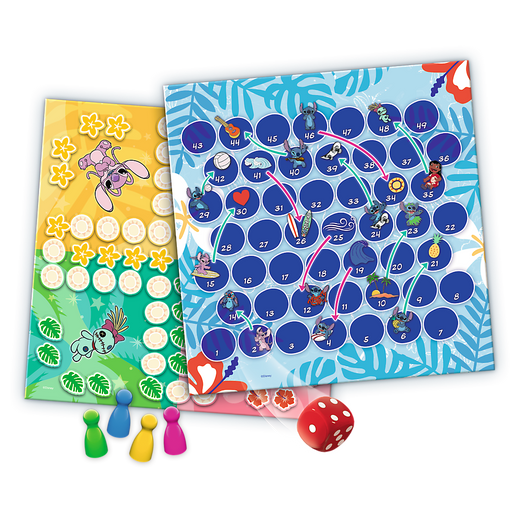 Gra klasyczna Lilo & Stitch 2w1 Chińczyk Węże i drabiny Trefl 02656