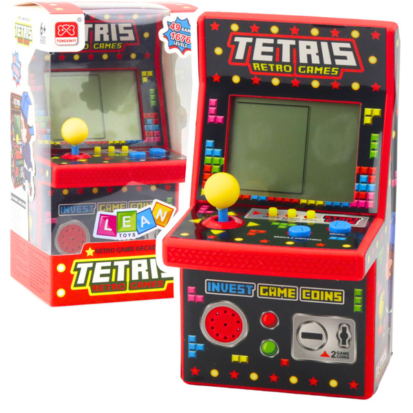 Mini Retro Tetris Slot Machine 49 Games 1676 Levels Red