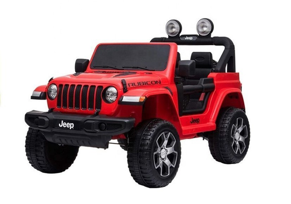 Electric Ride On Car Jeep Rubicon 4x4 Red