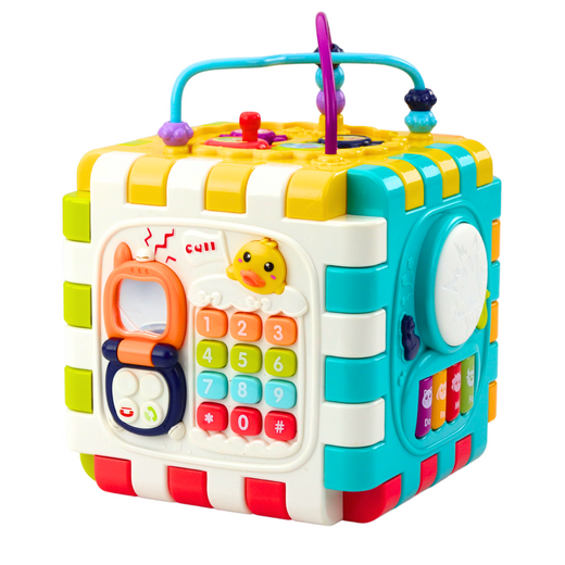 Educational Cube Musical Interactive For Toddlers 6in1