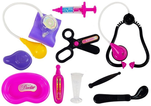 Set Arzt in einer Tasche mit Zubehör Stethoskop