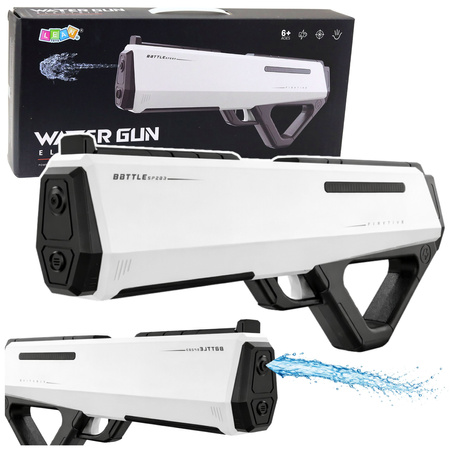 Electric Water Gun Rifle White Range 12m 400ml