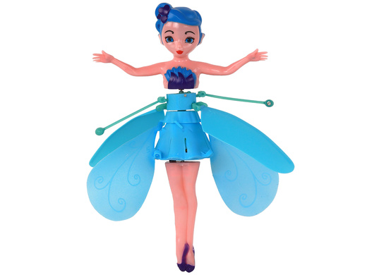 Hand Controlled Magic Blue Fairy Flying Doll