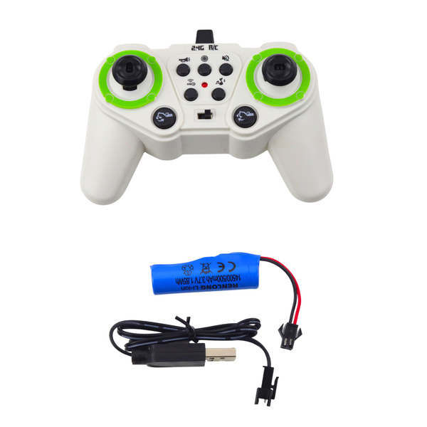 Remote Controlled RC Crawler Excavator Lights Sounds White 1:24