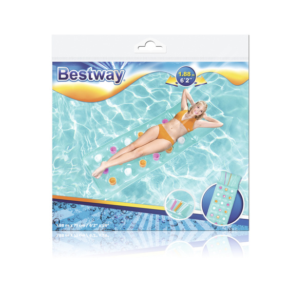 Luftmatratze zum Schwimmen Blau 188 x 71 cm Bestway 43014