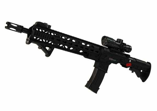 Gewehr-Wasser-Kugelpistolen-Zubehör Schwarz