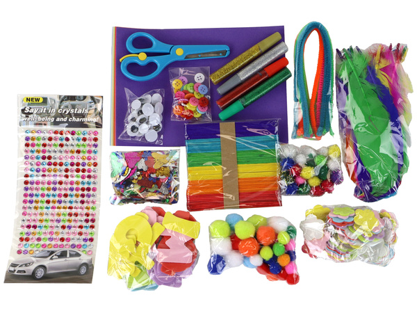 Kreatives Künstlerset im DIY-Glas