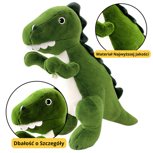 Plüschtier Dinosaurier Kuscheltier Grün 27cm