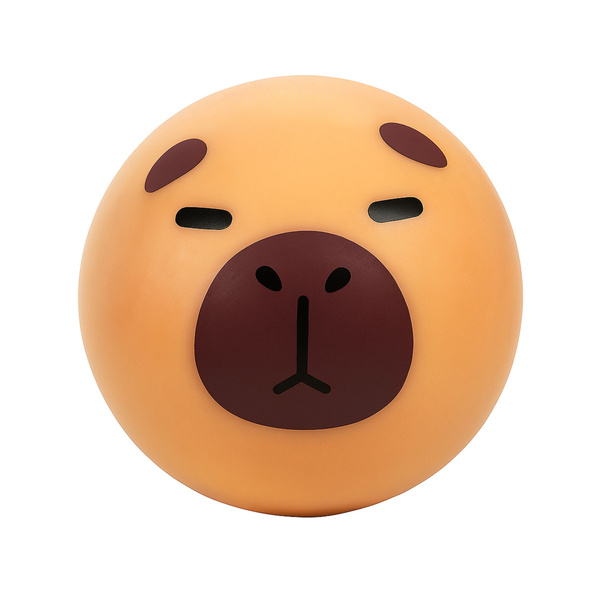 Anti-Stress-Squishy, elastisch, Capybara, braun, 5,5 cm