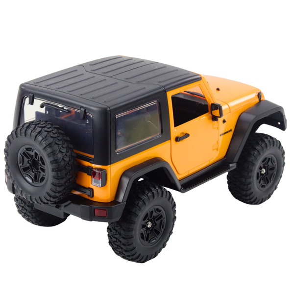 Auto Terenowe Zdalnie Sterowane RC Jeep Wrangler Rock Crawler Pomarańczowy 1:14
