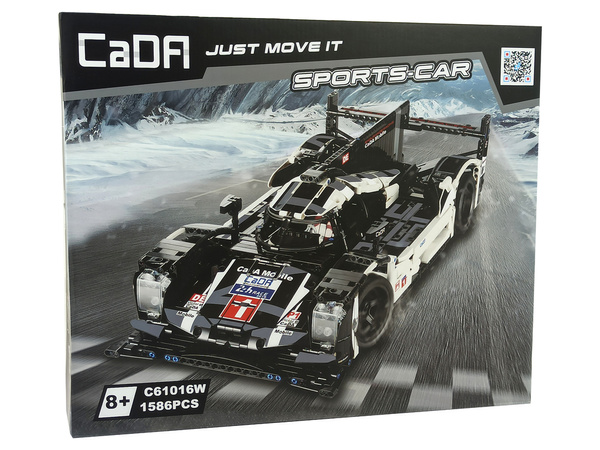 Construction Blocks Racing Car Remotely Controlled 1586 elements