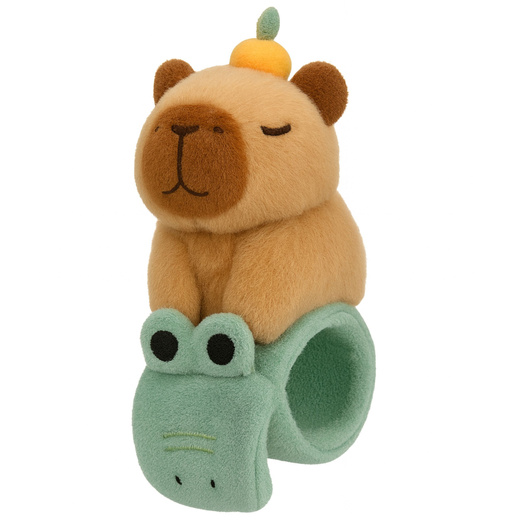 Pluszowa Opaska Samozaciskowa Na Rękę Krokodyl z Kapibarą 