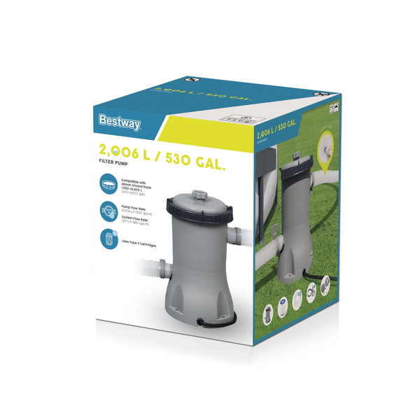 Filterpumpe für Schwimmbad 2006l / h Bestway 58383