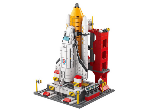 Bausteine Weltraumrakete 6in1 Raumfahrzeuge 1000 Stk.