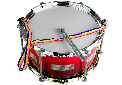 Drum Drum For Children Sticks Red On Straps