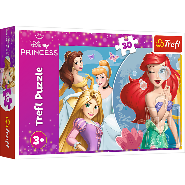 Puzzle - 30 Pieces - A Beautiful Day with Princesses - Disney Princess Trefl 18308