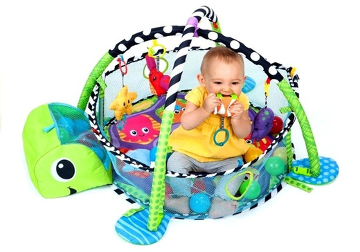 Baby Turtle Educational Mat 3in1 Pool of Balls
