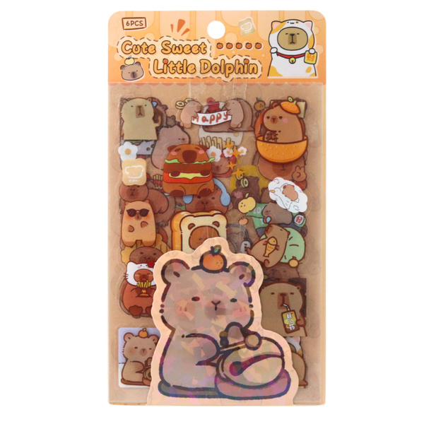 Capybara Sticker Set For Personalizing Decoration 110pcs.
