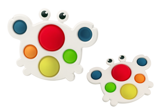 Silicone Board Colorful Crab Pop It Educational Sensory