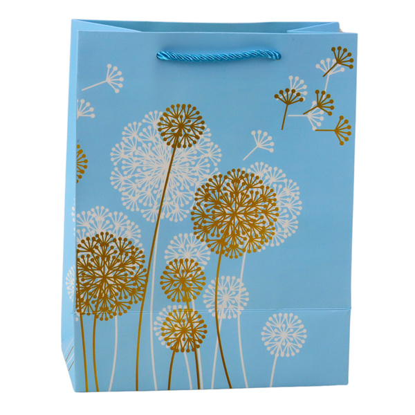 Geschenktüte Löwenzahn Golden Elements 23 x 18 x 10,5 cm