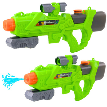 Mechanically Pumped Water Gun 550ml Green