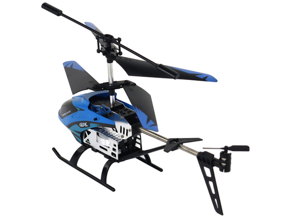 Aluminum RC Helicopter 2.4G Blue 15 Minutes Flight