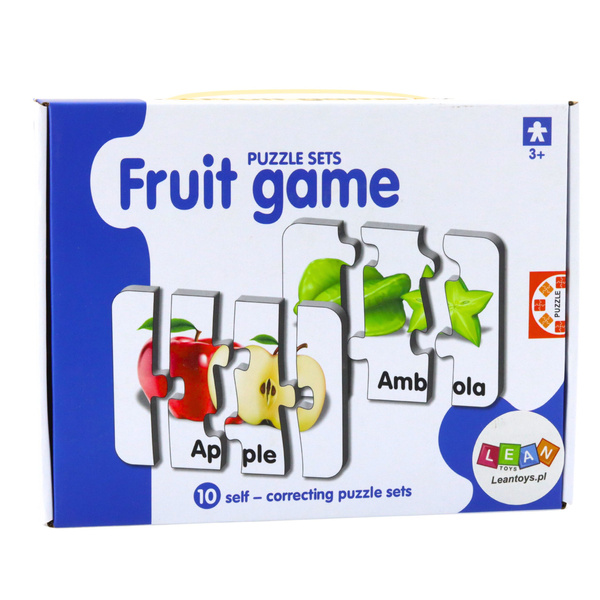 Lernpuzzle Fruchtpuzzle 10 Verbindungen