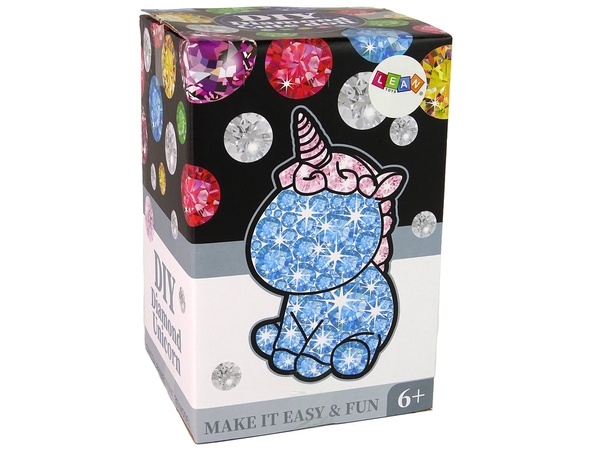 Kreatives Einhorn Set DIY Diamanten Kristalle Grün