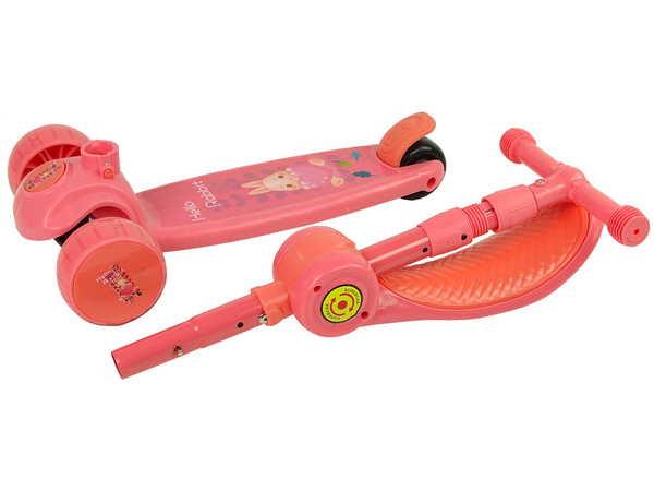 Dreirädriger Balance-Roller Saddle Pink Music Diodes Rabbit