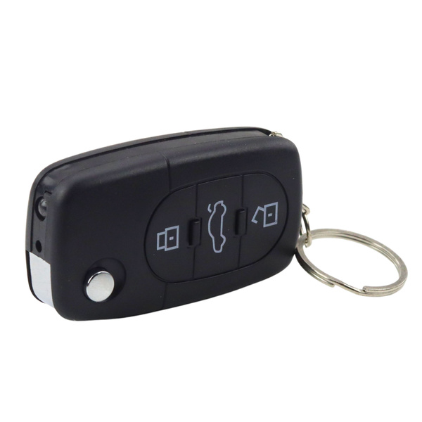 Keychain Car Remote Control LED Flashlight Shock 2 in 1