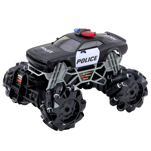 RC-Polizei-Geländewagen mit Licht- und Raucheffekt 1:16