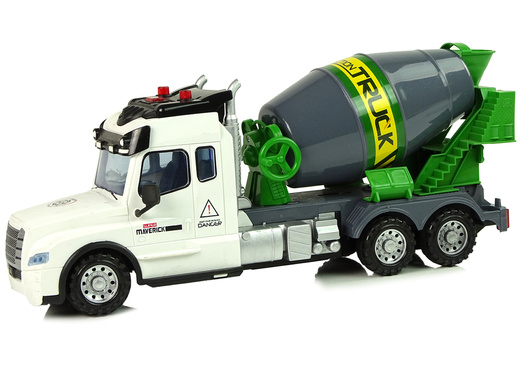 Concrete Truck R/C Rotating Pear White Pilot 2.4 G