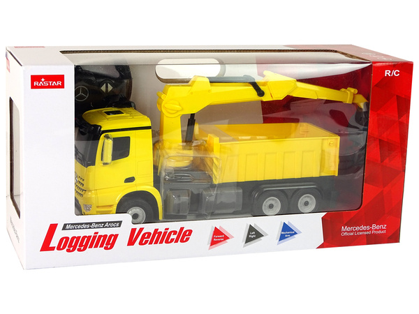 Mercedes Rastar Yellow Grapple Truck