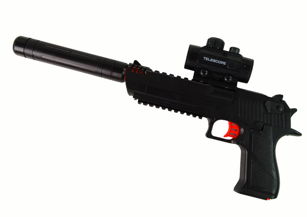 Gewehr-Wasser-Kugelpistolen-Zubehör Schwarz