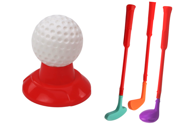 Minigolf-Set für Kinder, Trolley auf Rädern