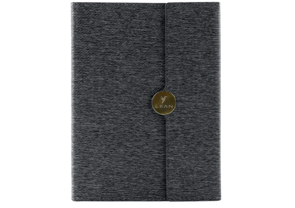 Magnetic Notebook Office Notebook Lined A5 With Cover Black
