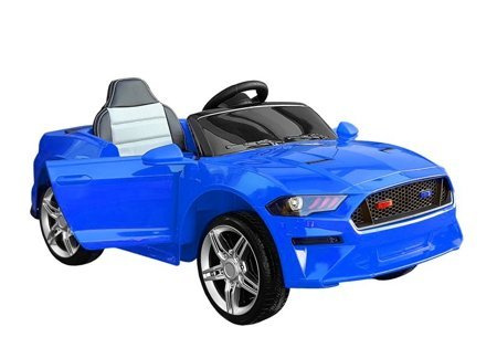 Kinderauto BBH-718A Blau Ledersitz EVA-Reifen