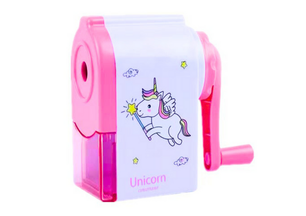 Cranked Unicorn Sharpener Pink