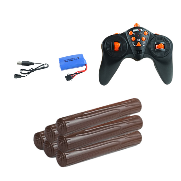 Ferngesteuerter RC Huina Holztransporter im Maßstab 1:18