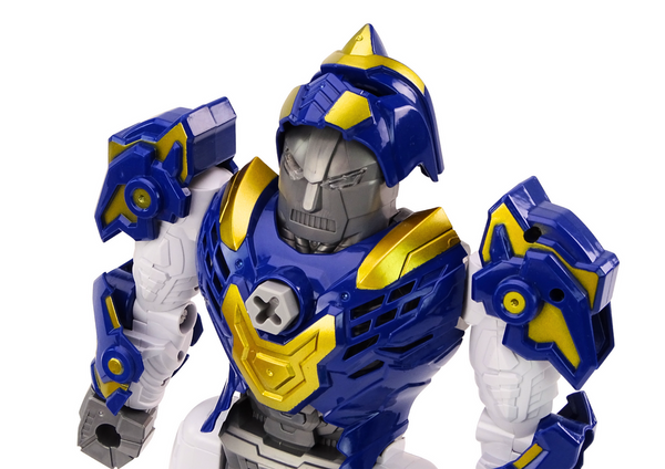 Schrauben-Roboter-Waffen-Bohrschrauber-Licht-Sound-Marineblau