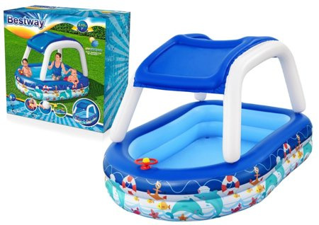 Inflatable Pool With Roof 213 x 155 x 132 cm Bestway 54370