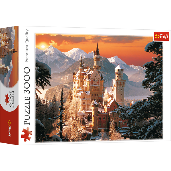 Puzzle - "3000" - Neuschwanstein Winter Castle Trefl 33025