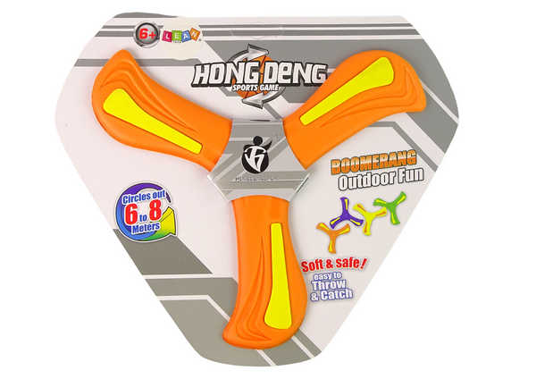 Boomerang Flying Disc Thrower Orange For Kids