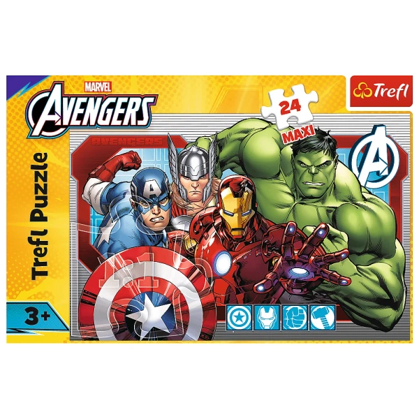 Puzzle 24 Maxi – Always Just – Disney Marvel The Avengers Trefl 14378