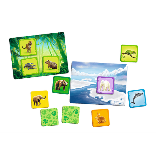 Gra dla dzieci Zwierzęta Świata Rodzina Treflików 02337
