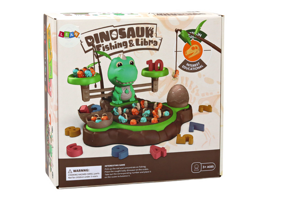 Arcade-Spiel Dinosaurier fangen, Gewicht lernen, Zählen, Mathematik